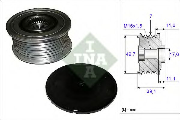 535008410 INA Муфта свободного хода MB W211W251 3.D