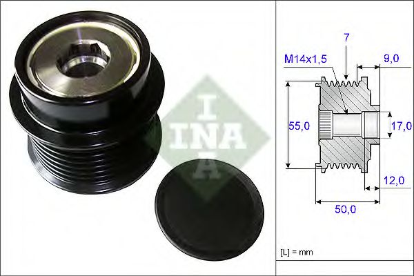 535019810 INA Шкив генератора