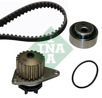530001630 INA Комплект ремня ГРМ CITROEN BERLINGO 1.4 (с помпой)