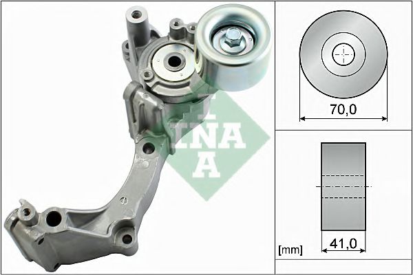 534053710 INA натяжитель ремня приводного toyota lc200 4.5d 07-