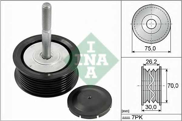532079210 INA Ролик направляющий ременя клинового