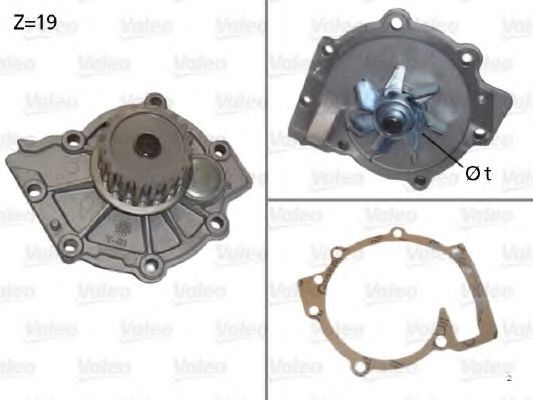 506854 VALEO Водяной насос системы охл. двигателя