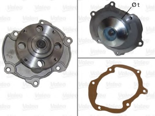 506866 VALEO водяной насос системы охл. двигателя