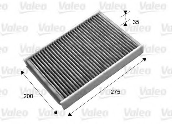 715702 VALEO Фильтр салонный VOLVO S80 II/XC70/LAND ROVER FREELANDER II(угольный)