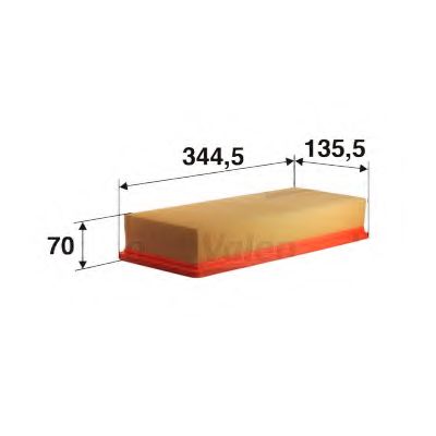 585028 VALEO Фильтр воздушный