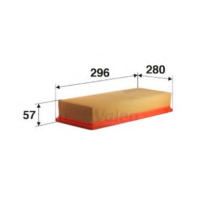 585143 VALEO Воздушный фильтр