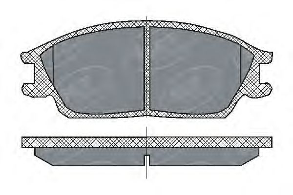 SP207 SCT Тормозные колодки
