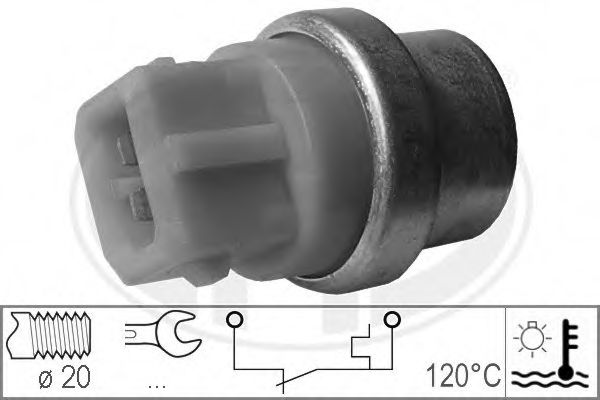 330161 ERA Датчик темп охл жидк audi,vw,seat,skoda 1.4-2.0 80~