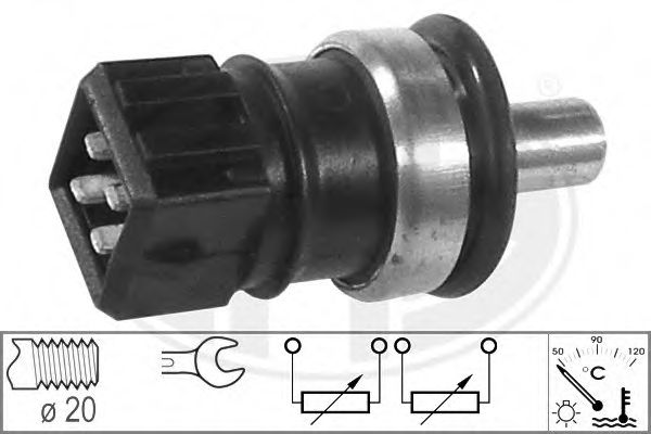 330636 ERA ДАТЧИК ТЕМПЕРАТУРЫ ОХЛАЖДАЮЩЕЙ ЖИДКОСТИ AUDI A4