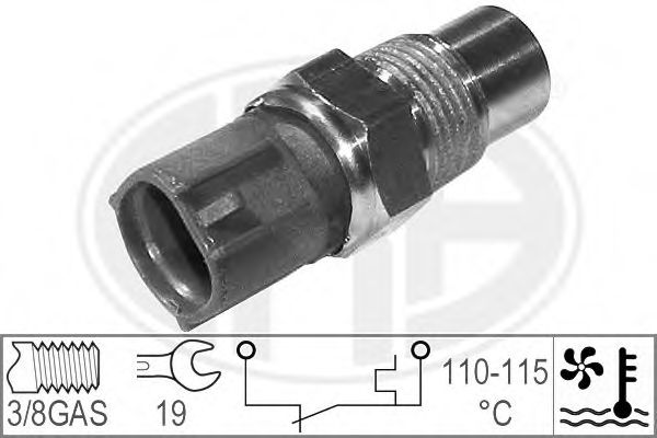 330667 ERA _термовыключатель вентилятор радиатора Hyundai SonataKia JouceMitsubishi ColtGalantPajero