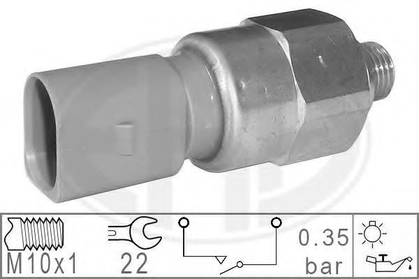 330779 ERA Датчик давл.масла WV Golf IVSkoda Octavia 1.4-1.8 2-1