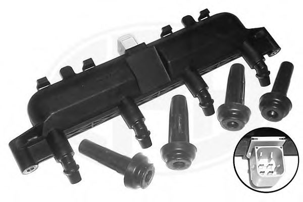 880035 ERA Катушка зажигания CITROEN/PEUGEOT 106 II/206/306/307/PARTNER/BERLINGO/C2/C3/SAXO 87- 1.0-1.6