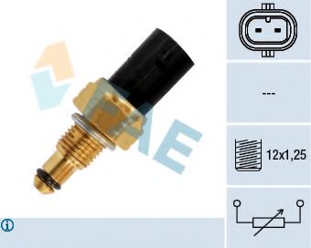 33880 FAE Датчик, температура охлаждающей жидкости