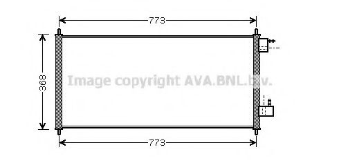 FDA5361 AVA COOLING SYSTEMS KDFD361 Конденсер FORD Tourneo Connect 1.8
