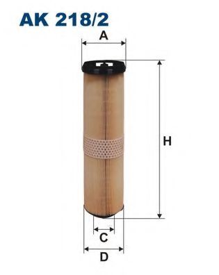 AK2182 FILTRON Фильтр воздушный MB W211 -09 2.0/2.7 DIESEL