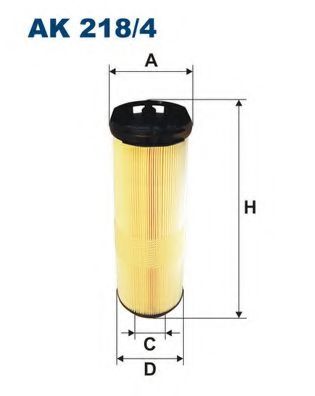 AK2184 FILTRON Фильтр воздушный MB W203 -07 200/220CDI