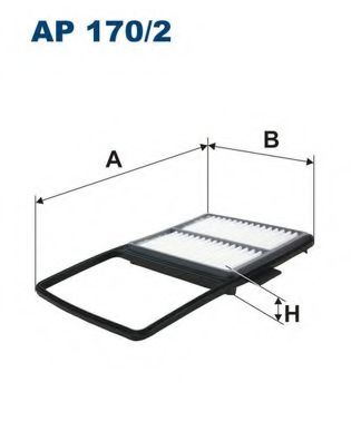 AP1702 FILTRON Фильтр воздушный TOYOTA PRIUS 03-