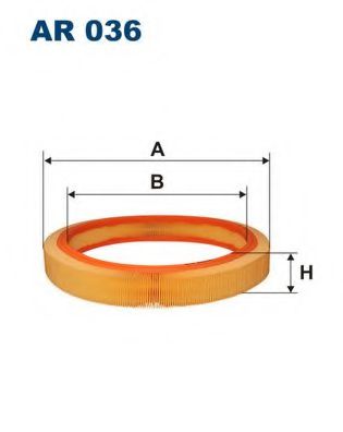 AR036 FILTRON Фильтр воздушный 
