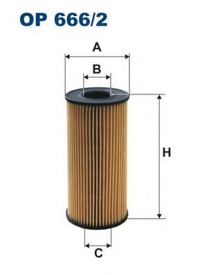 OE6662 FILTRON Фильтр масляный 1.6-2.5 дизель OE6662 Filtron