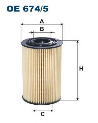 OE6745 FILTRON Фильтр масляный HYUN/KIA I30/CEED/RIO/SPORTAGE/GENESIS/I40/CARENS 06- 1.5-1.7 DIESEL/3.8 V6