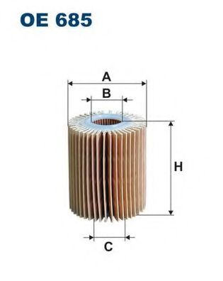 OE685 FILTRON Фильтр масляный картридж 1.5-4.6 бензин 2.0-2.2 дизель OE685 Filtron