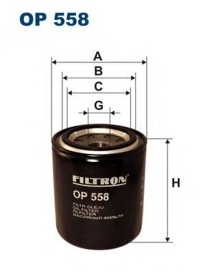 OP558 FILTRON Фильтр масляный