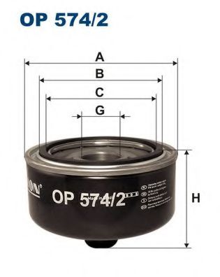 OP5742 FILTRON Фильтр масляный VW LT -06 2.8 DIESEL