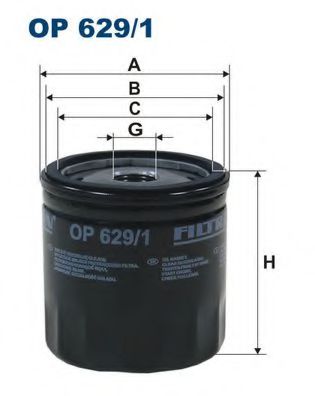 OP6291 FILTRON Фильтр масляный FORD LAND ROVER DA VOLVO 1.2-1.6 (W7008 OP6291 OC1051)