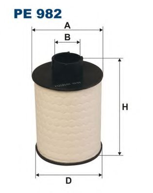 PE982 FILTRON Фильтр топливный Filtron