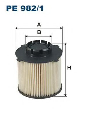 PE9821 FILTRON Фильтр топливный OPEL MERIVA 1.3D-1.7D 1-