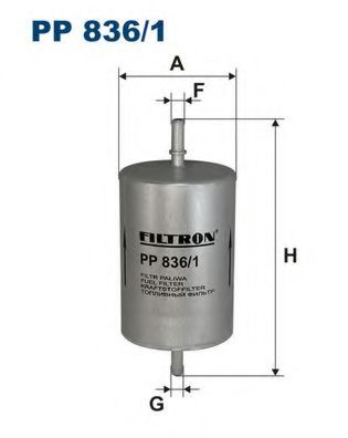 PP8361 FILTRON Фильтр топливный VAG A3/A4/A6/A8/OCTAVIA/BORA/GOLF 4/MULTIVAN/TRANSPORTER 95-