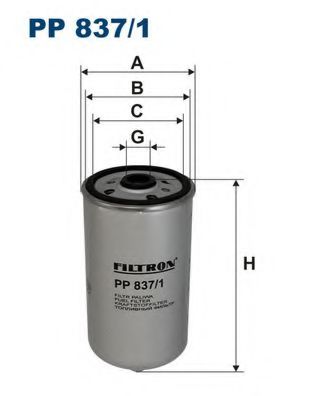 PP8371 FILTRON Фильтр топливный PP8371