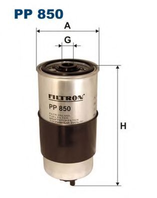 PP850 FILTRON Фильтр топливный VAG 80/100/A4/A6/PASSAT -01 1.6-2.5 DIESEL