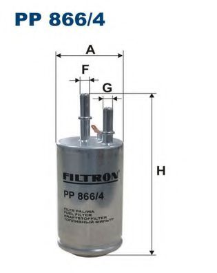 PP8664 FILTRON Фильтр топливный VOLVO S80 II/V70 II/XC60 08-