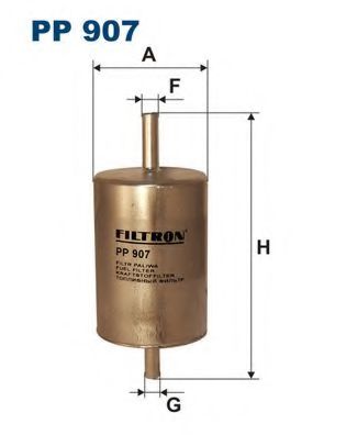 PP907 FILTRON Фильтр топливный PP97