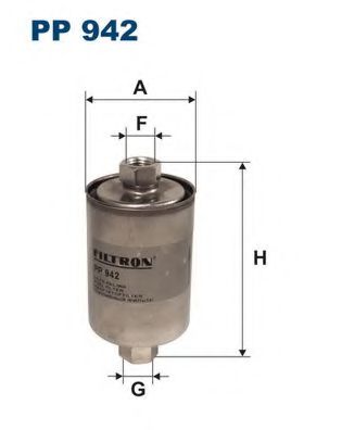 PP942 FILTRON Фильтр топливный PP942