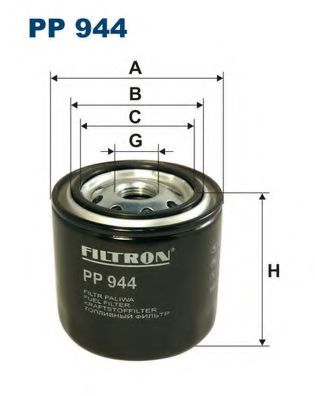 PP944 FILTRON Фильтр топливный NISSAN/TOYOTA LAUREL/PATROL/HILUX/LC -89 DIESEL