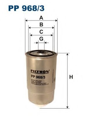 PP9683 FILTRON Фильтр топливный PP9683