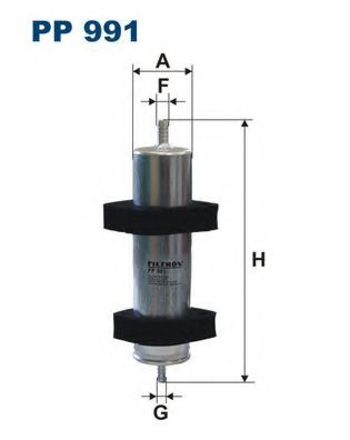 PP991 FILTRON Фильтр топливный VAG A4(B8/8K)/A5(8T)/A8(4H)/Q5(8R)/Q7(4L) 07-