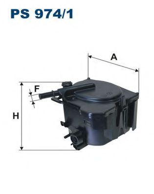 PS9741 FILTRON Фильтр топливный FORD/DA FOCUS 2/3 03- 1.6 DIESEL
