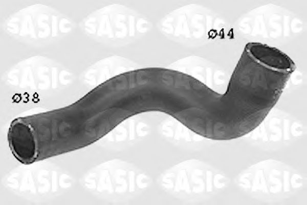 SWH6689 SASIC патрубок радиатора ford transit 91-00,