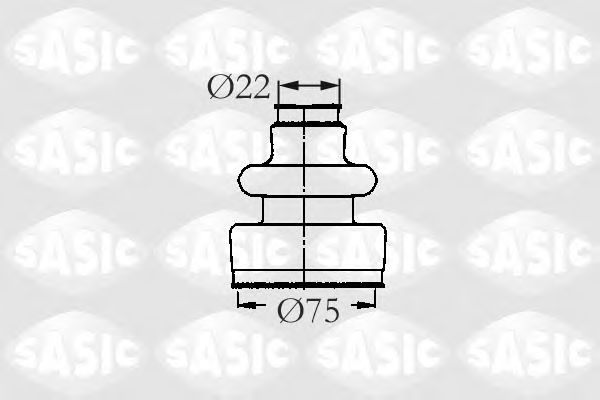 2933593 SASIC Пыльник ШРУСа внутренний CITROEN BERLINGOXSARAPEUGEOT 25-65PARTNER 1.6-2. 87-4 Sasic