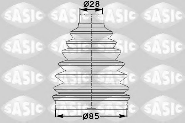 1904040 SASIC пыльник шруса наружного ren duster f4r 6-мкпп 4x4, fluence, megane iii