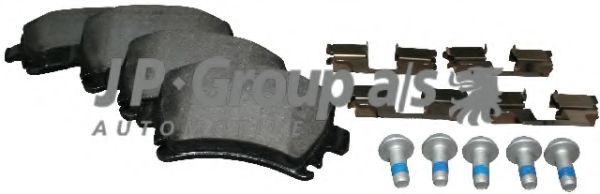 1163705410 JP GROUP Колодки торм.зад.[BRAX, DK]