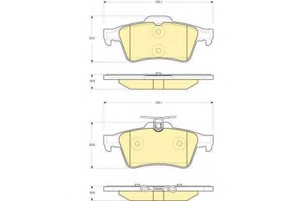 6116212 GIRLING Колодки тормозные