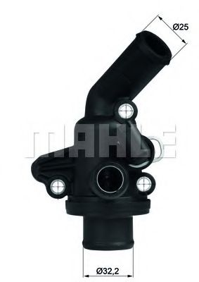 TI1187 KNECHT-MAHLE Термостат