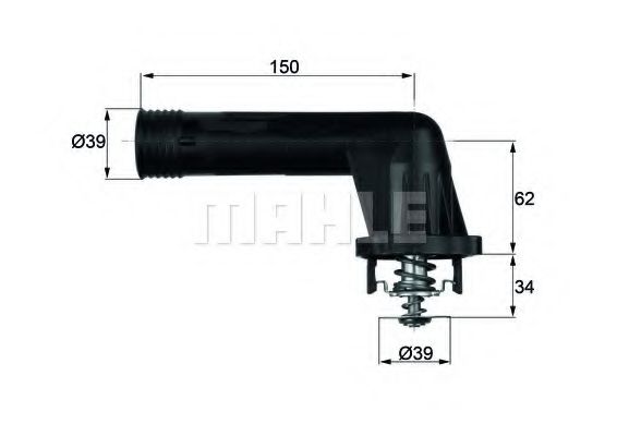 TI2095 KNECHT-MAHLE термостат