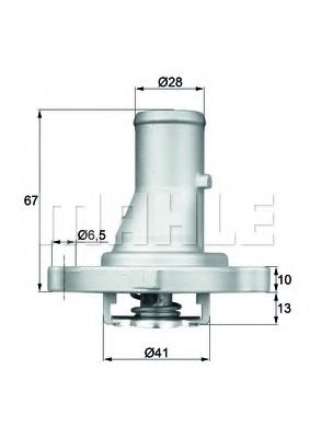 TI6887D KNECHT-MAHLE Термостат
