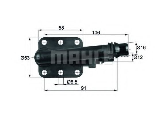 TO582 KNECHT-MAHLE Термостат