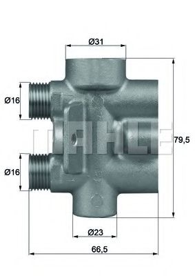 TO975 KNECHT-MAHLE Термостат, масляное охлаждение